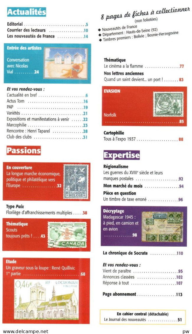REVUE TIMBRES MAGAZINE N° 79 De Mai 2007 - Frans (vanaf 1941)