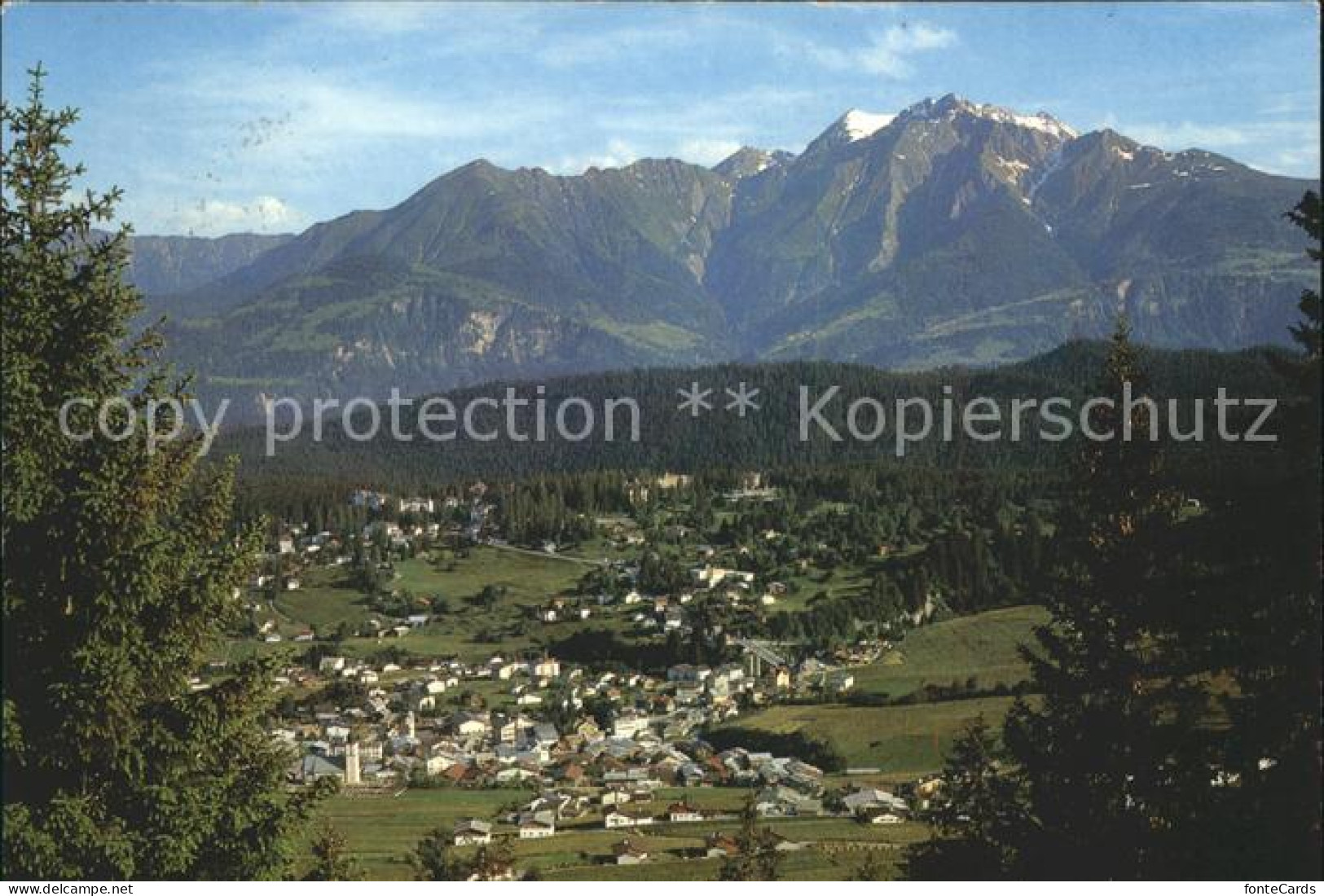 11888043 Flims Dorf Und Waldhaus Mit Signina Flims Dorf - Autres & Non Classés