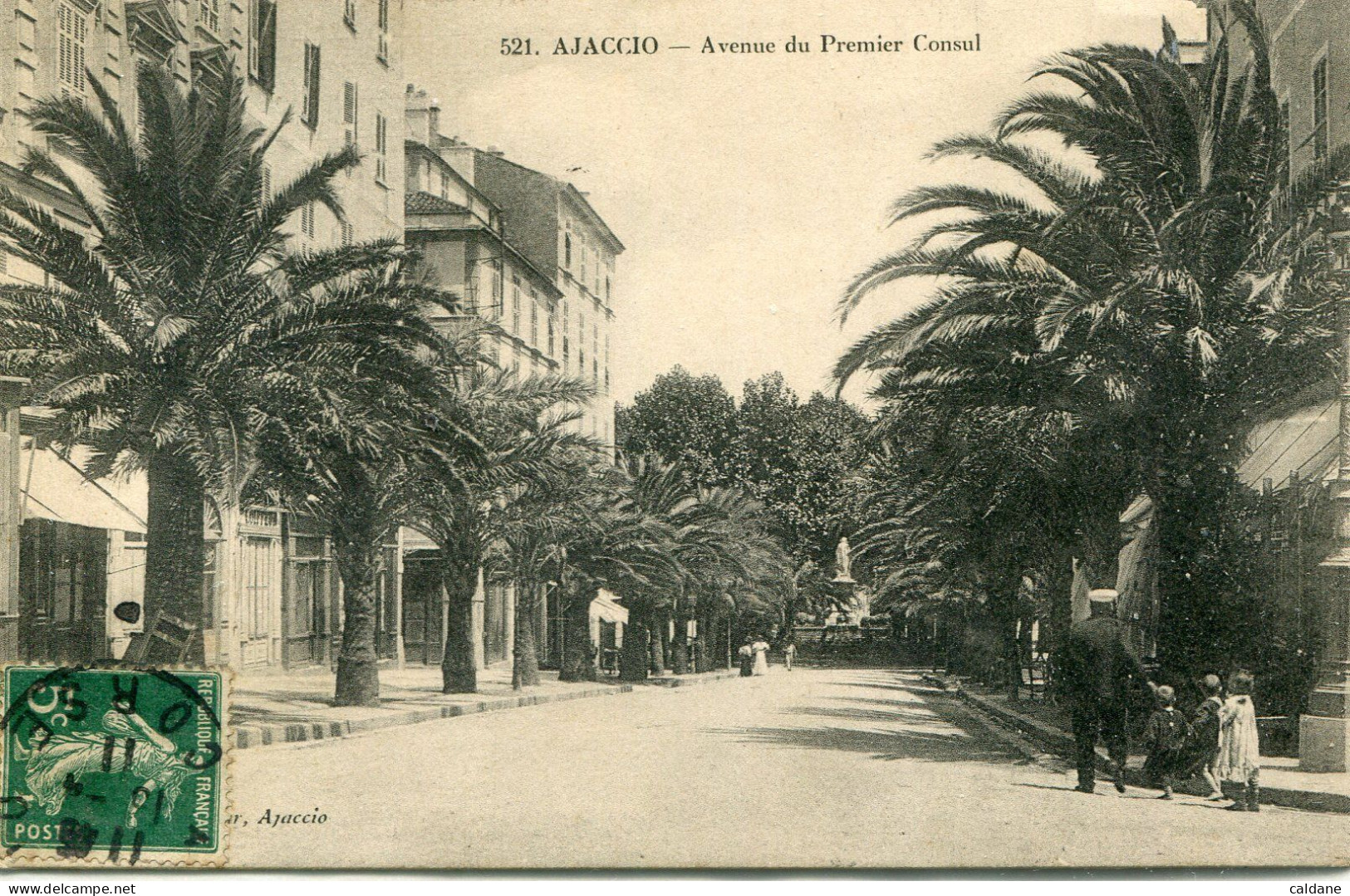 2A- CORSE- AJACCIO - Statue De Napoleon Premier. Consul - Ajaccio