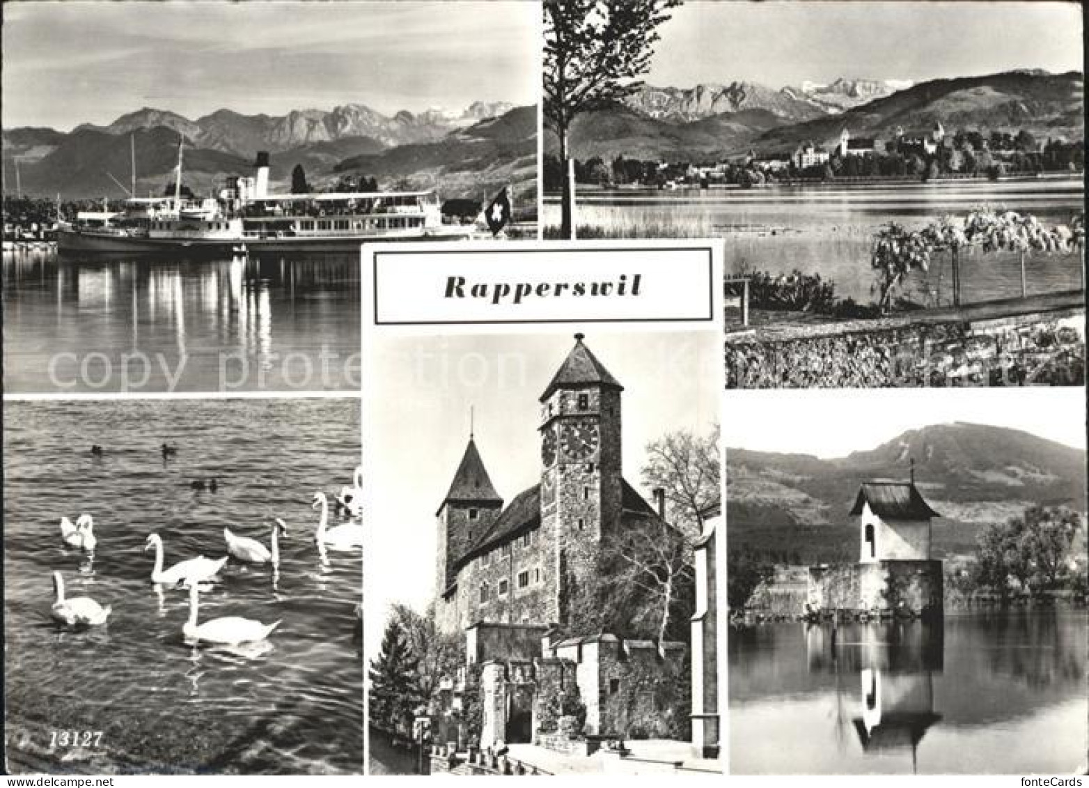 11887180 Rapperswil SG Dampfer Burg Schwaene Rapperswil SG - Sonstige & Ohne Zuordnung