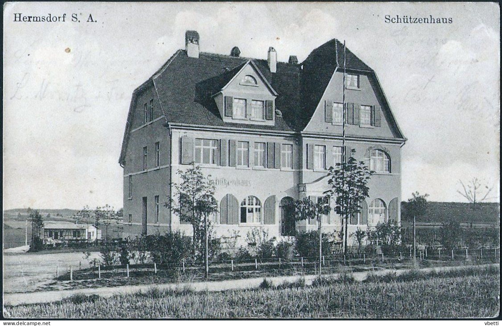 Deutschland / Germany: Hermsdorf S. A., Schützenhaus   1915 - Hermsdorf