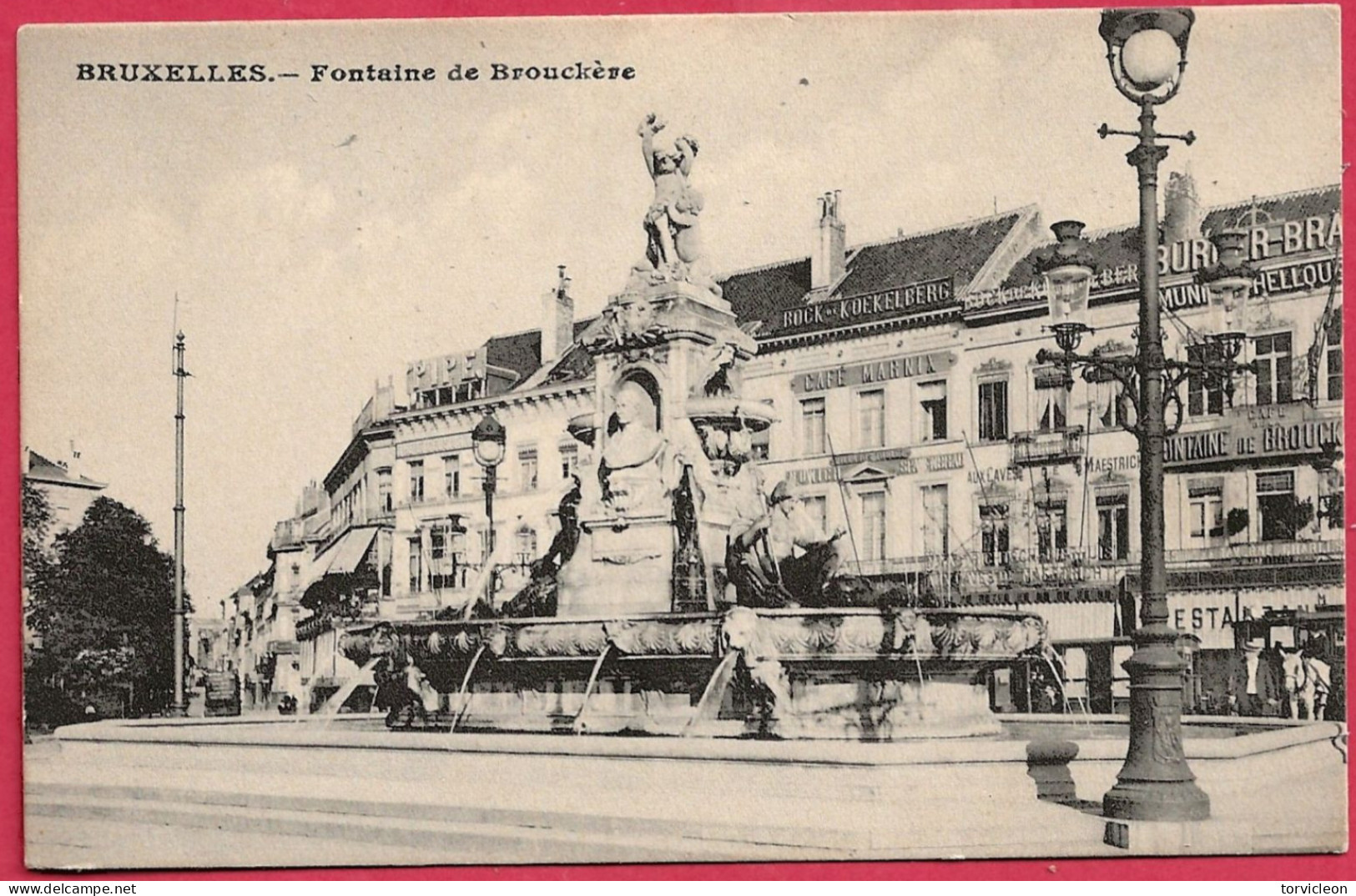 C.P. Bruxelles =  Fontaine  De  Brouckère - Brussels (City)
