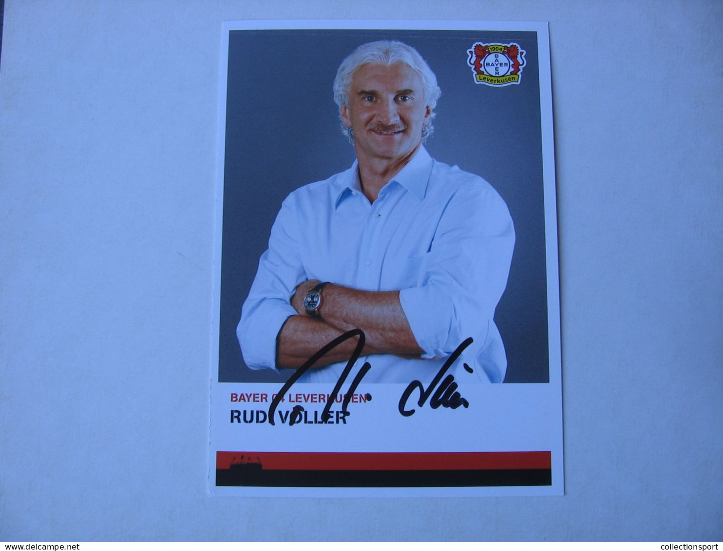 Football -  Autographe - Carte Rudi Völler - Autografi