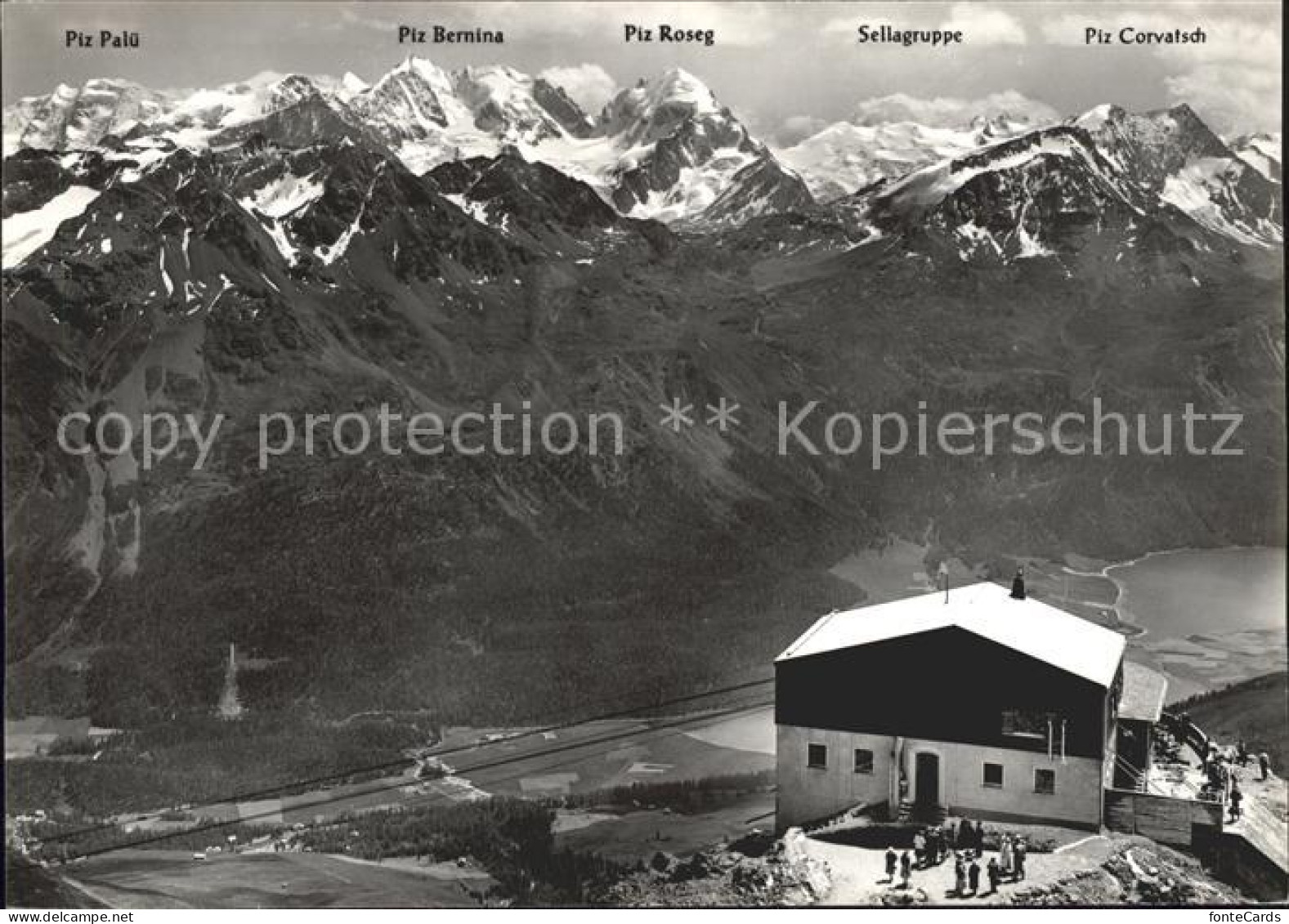 11887114 Bernina GR Piz Palue Roseg Sellagruppe Corvatsch Luftseilbahn Corviglia - Otros & Sin Clasificación