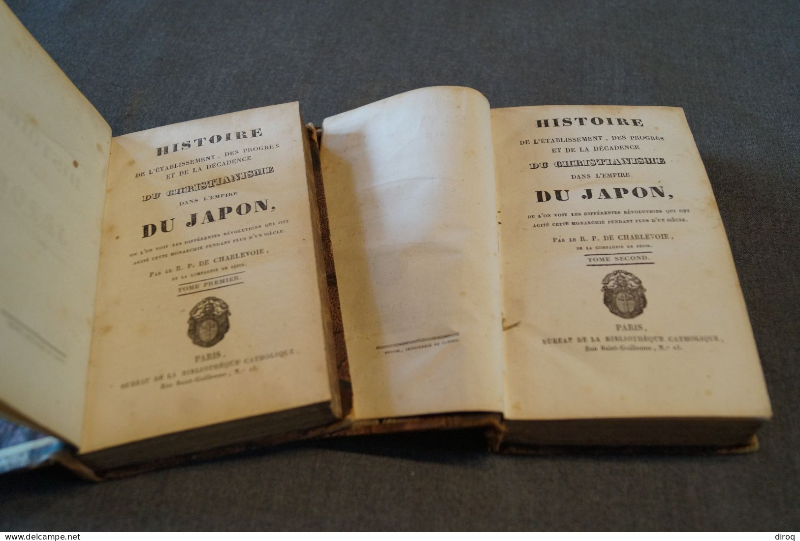 Histoire Du Japon,1828,Complet,T.1 Et T.2 ,362 Pages Et 476 Pages,bel état,17,5 Cm./10,5 Cm. - 1801-1900