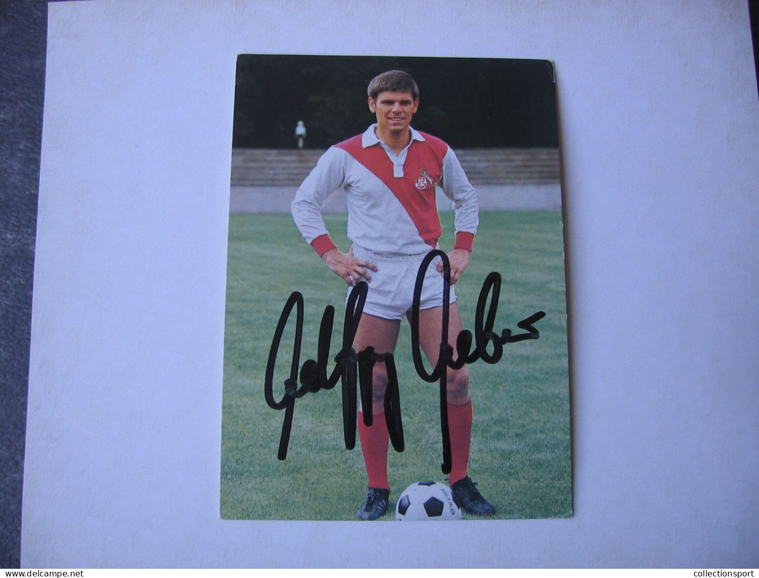 Football -  Autographe - Carte Wolfgang Weber - Autógrafos