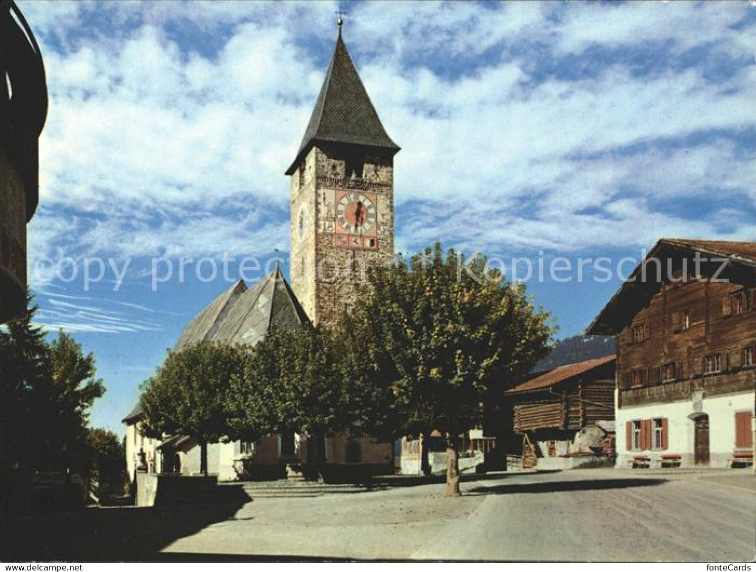 11887031 Klosters GR Kirchplatz Altes Rathaus Klosters - Otros & Sin Clasificación