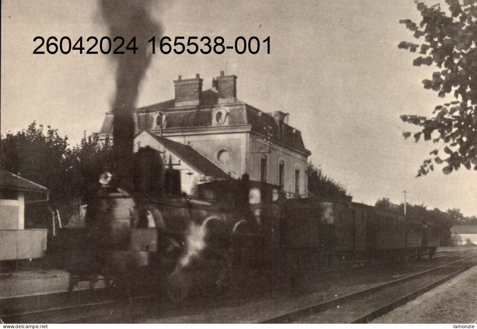 GUÎTRES  Cpsm   - Locomotive 120.065 De 1879, En Gare De Guîtres Vers 1925... (scans Recto-verso) - Andere & Zonder Classificatie