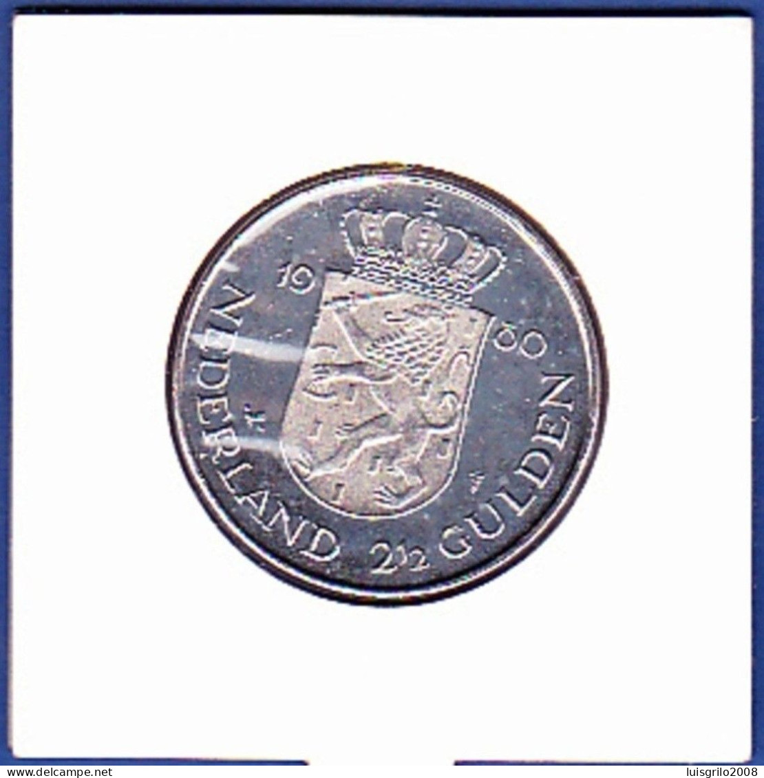 Netherland - Juliana Koningin, 2 1/2 Gulden -|- 1962 - SILVER - 1948-1980: Juliana