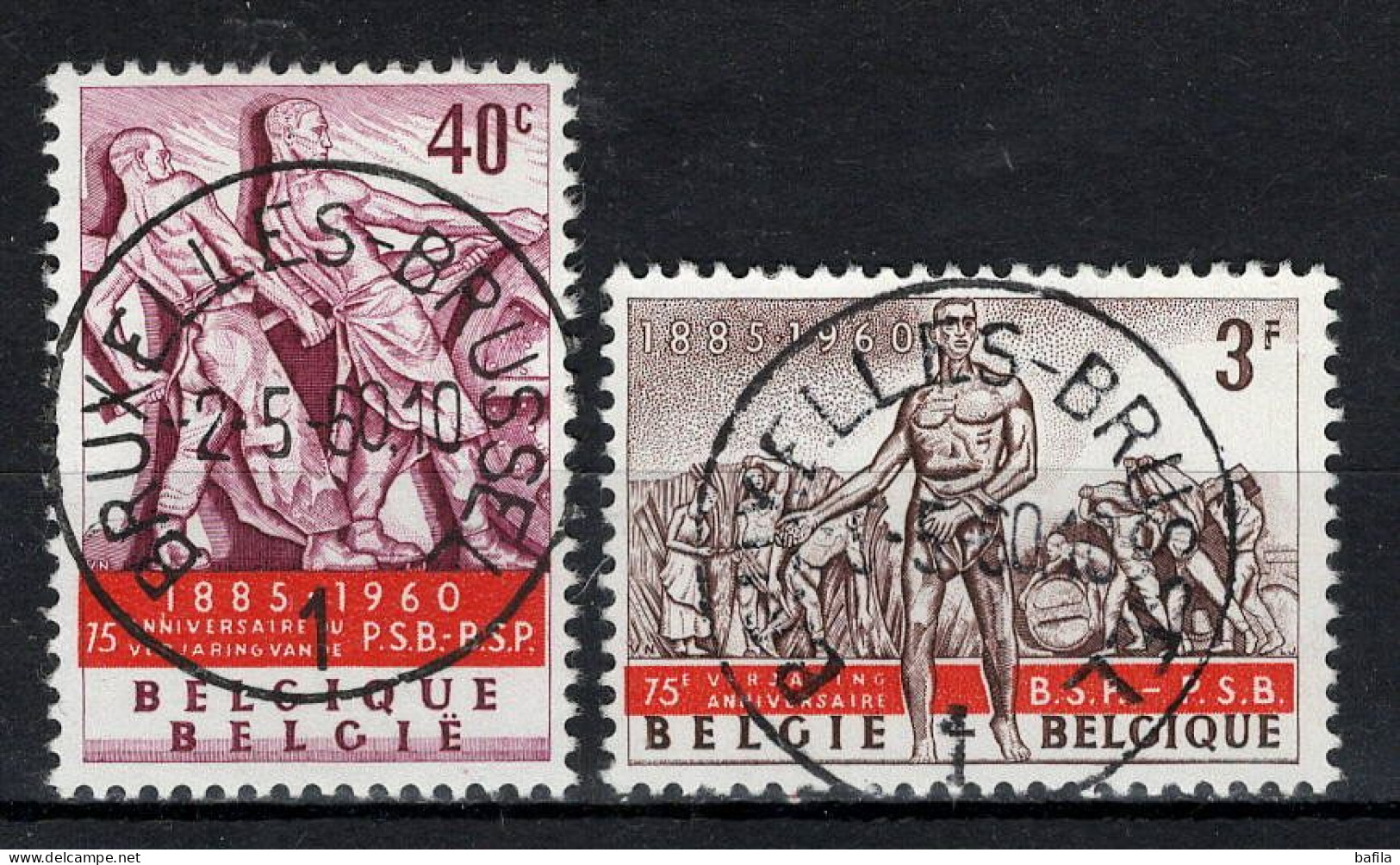 BELGIE: COB 1131/1132 GESTEMPELD. - Used Stamps