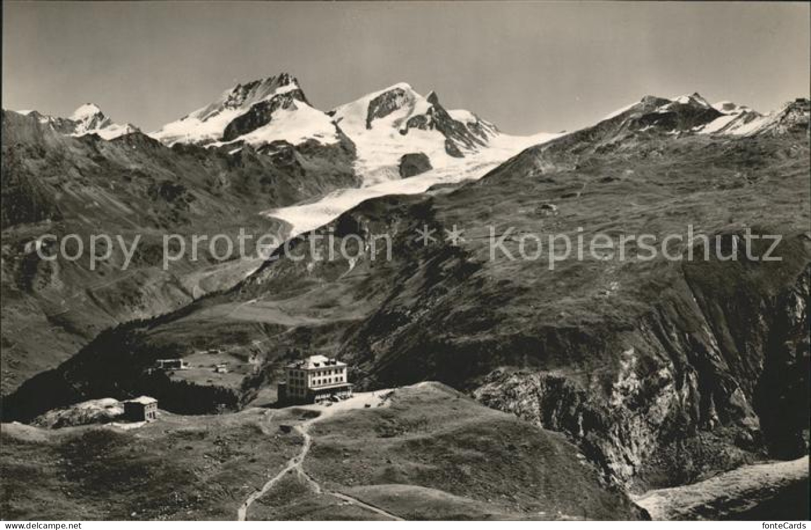 11886868 Zermatt VS Berghotel Schwarzsee Allalinhorn Rimpfischhorn Strahlhorn  - Otros & Sin Clasificación
