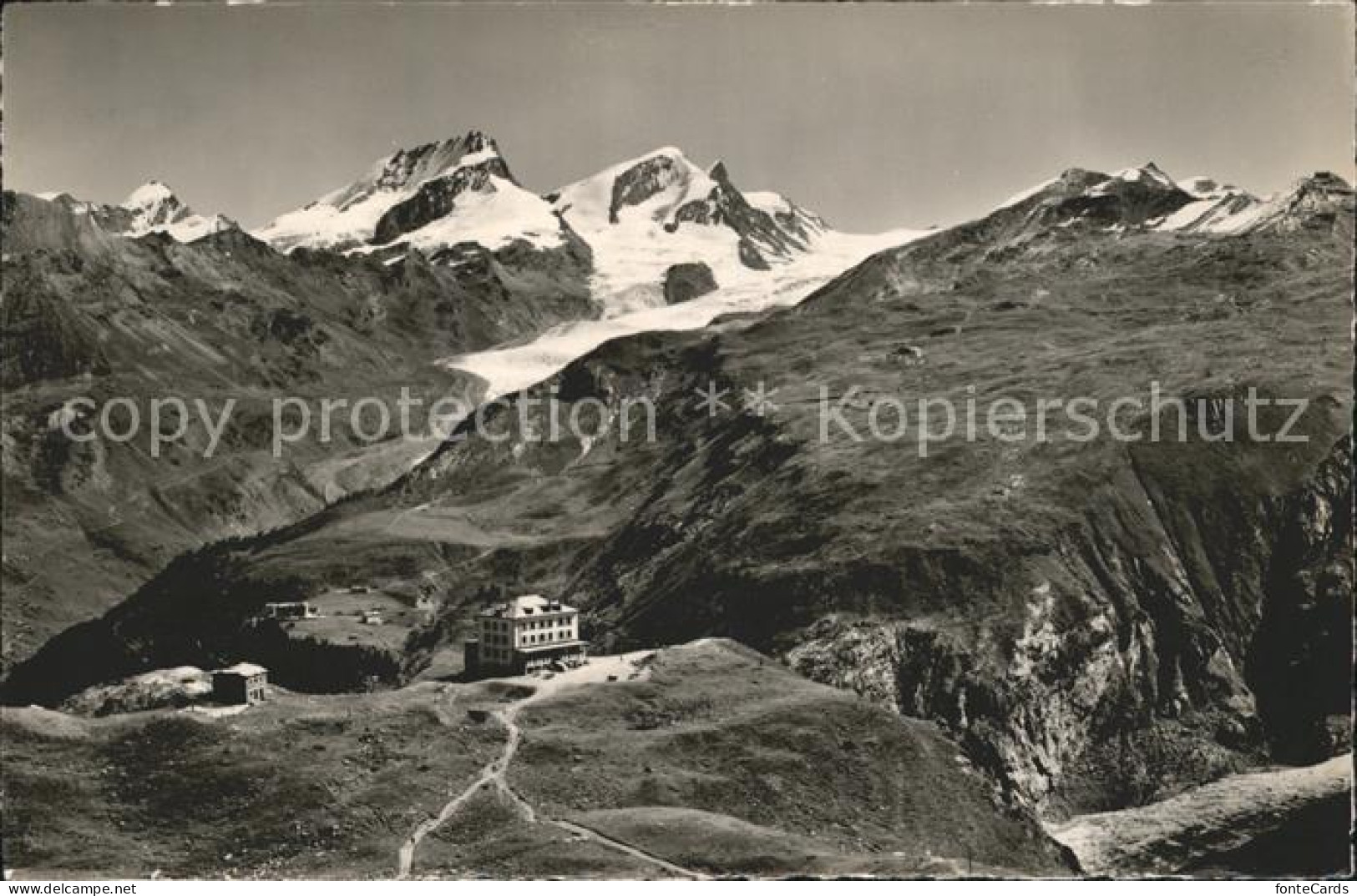 11886864 Zermatt VS Berghotel Schwarzsee Allalinhorn Rimpfischhorn Strahlhorn  - Other & Unclassified