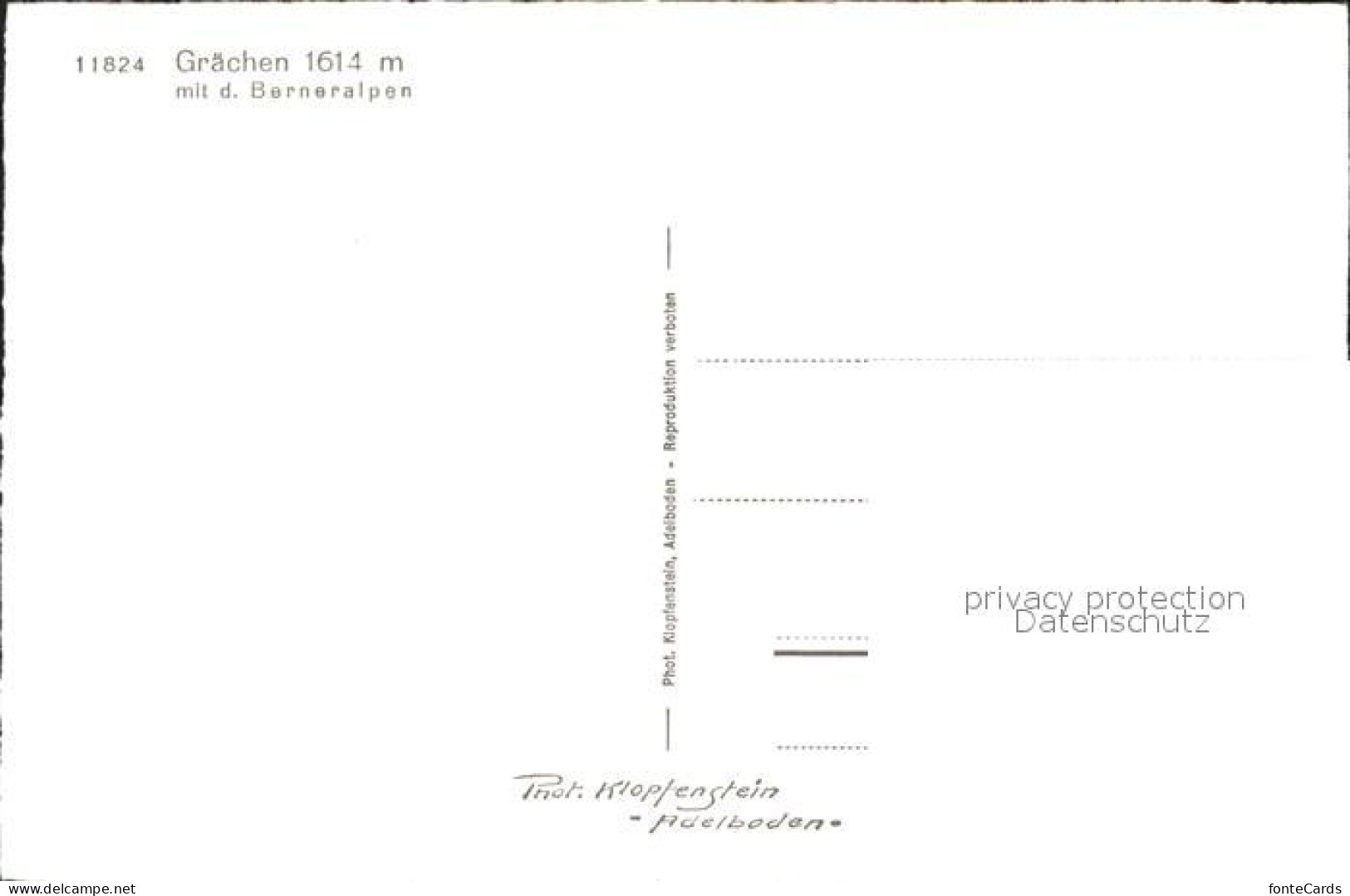 11886838 Graechen VS Bietschhorn Breithorn Nesthorn Aletschhorn Fusshoerner Grae - Other & Unclassified