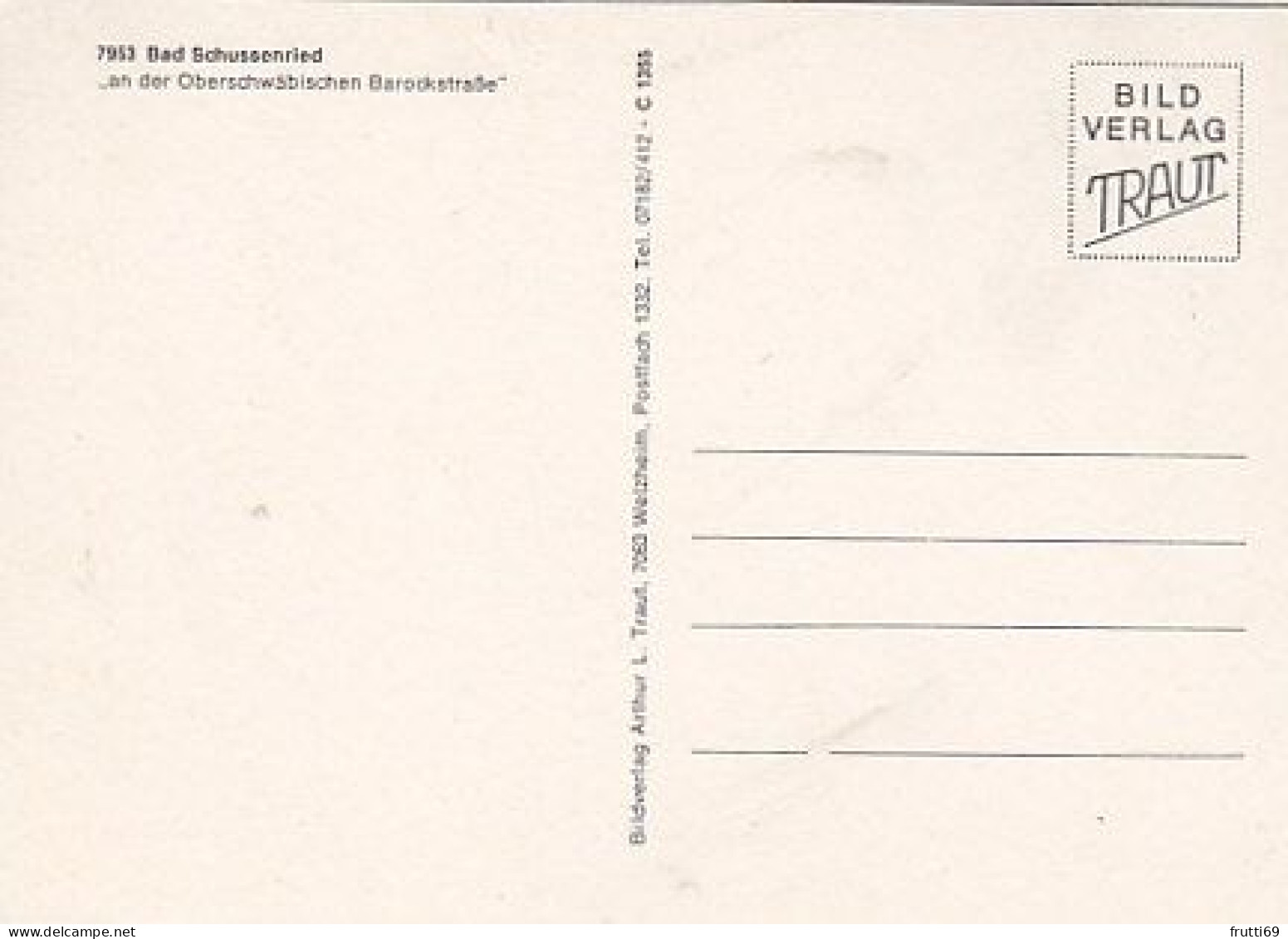 AK 216010 GERMANY - Bad Schussenried - Bad Schussenried