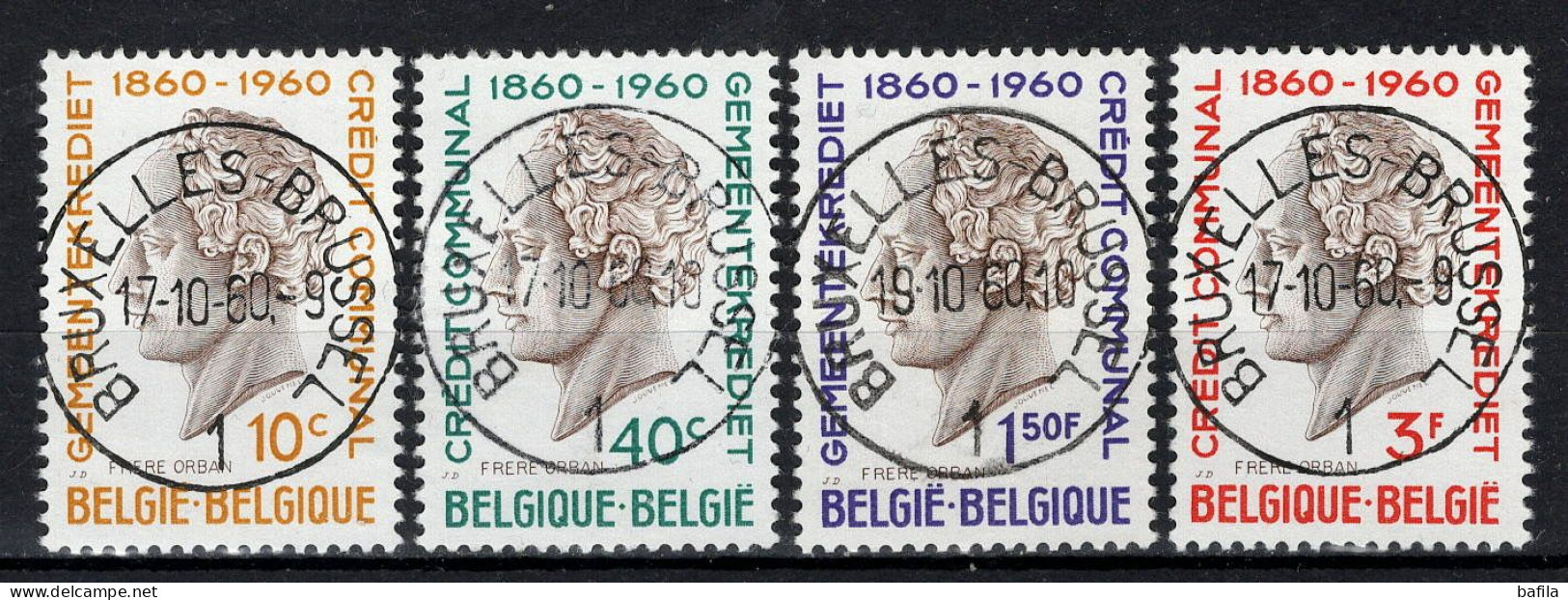 BELGIE: COB 1159/1162 GESTEMPELD. - Gebraucht