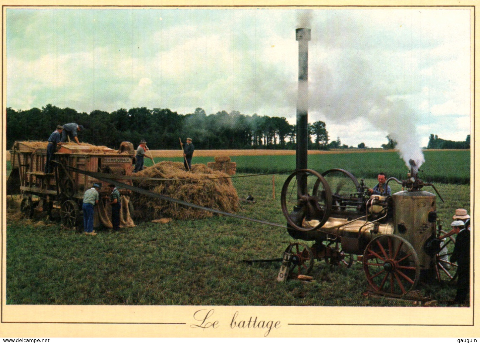 CPM - Métiers D'Antan - Le Battage ... Editions Nivernaises - Landwirtschaftl. Anbau