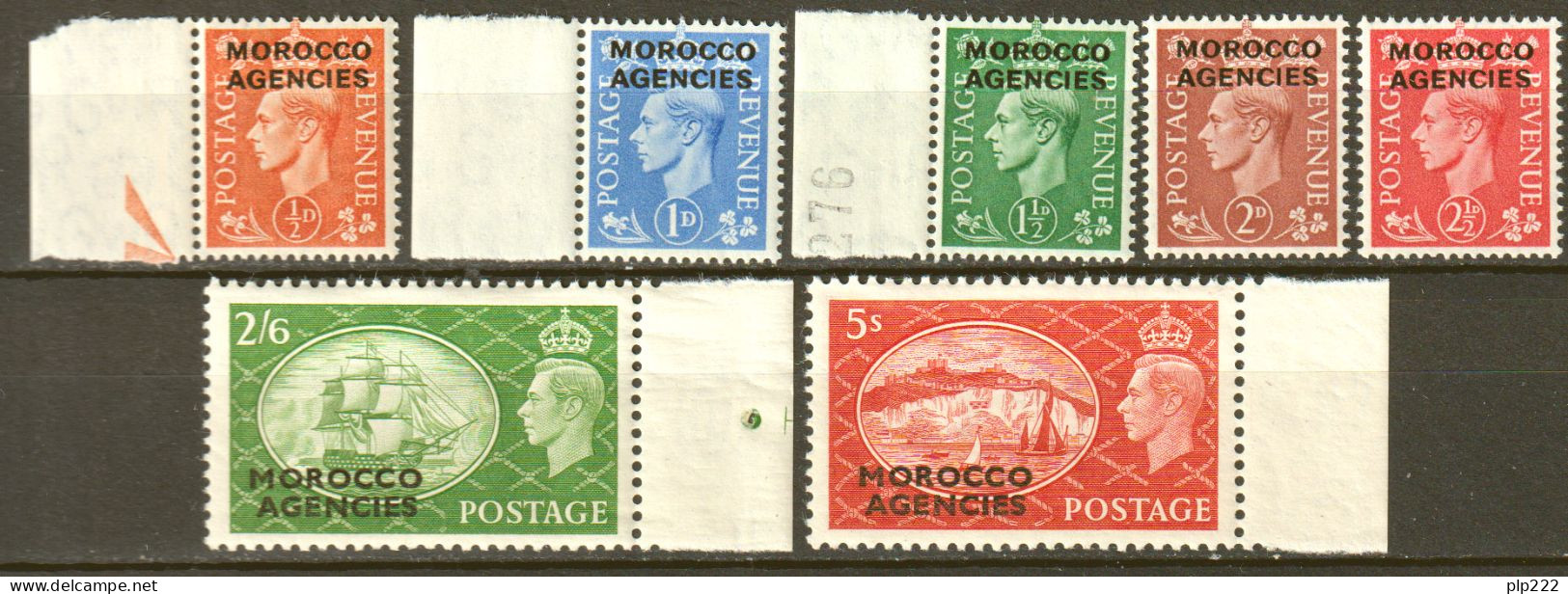 Marocco 1951 Y.T.56/62 **/MNH VF - Morocco Agencies / Tangier (...-1958)