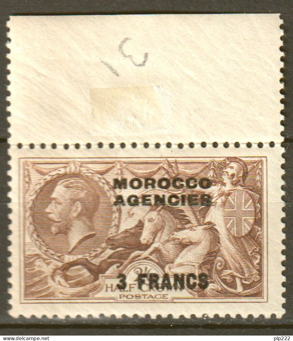 Marocco Zona Francese 1918 Y.T.10 **/MNH VF - Oficinas En  Marruecos / Tanger : (...-1958