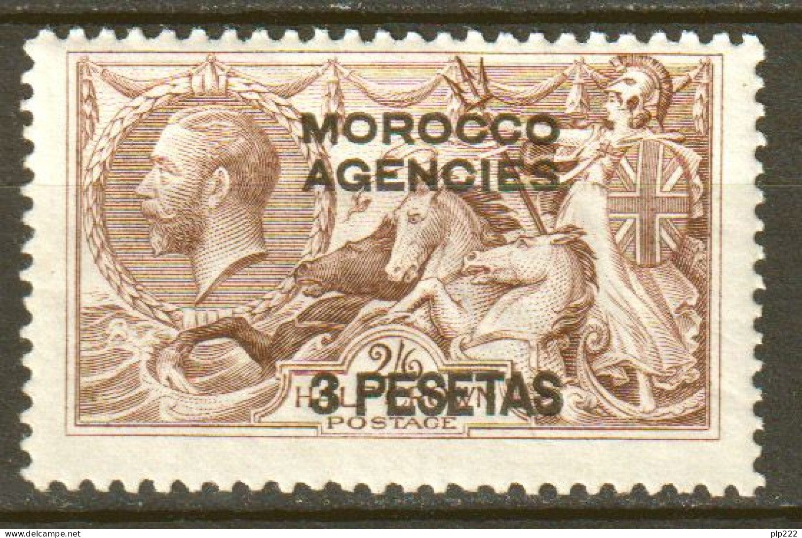 Marocco Zona Spagnola 1914 Y.T.44 */MH VF/F - Bureaux Au Maroc / Tanger (...-1958)