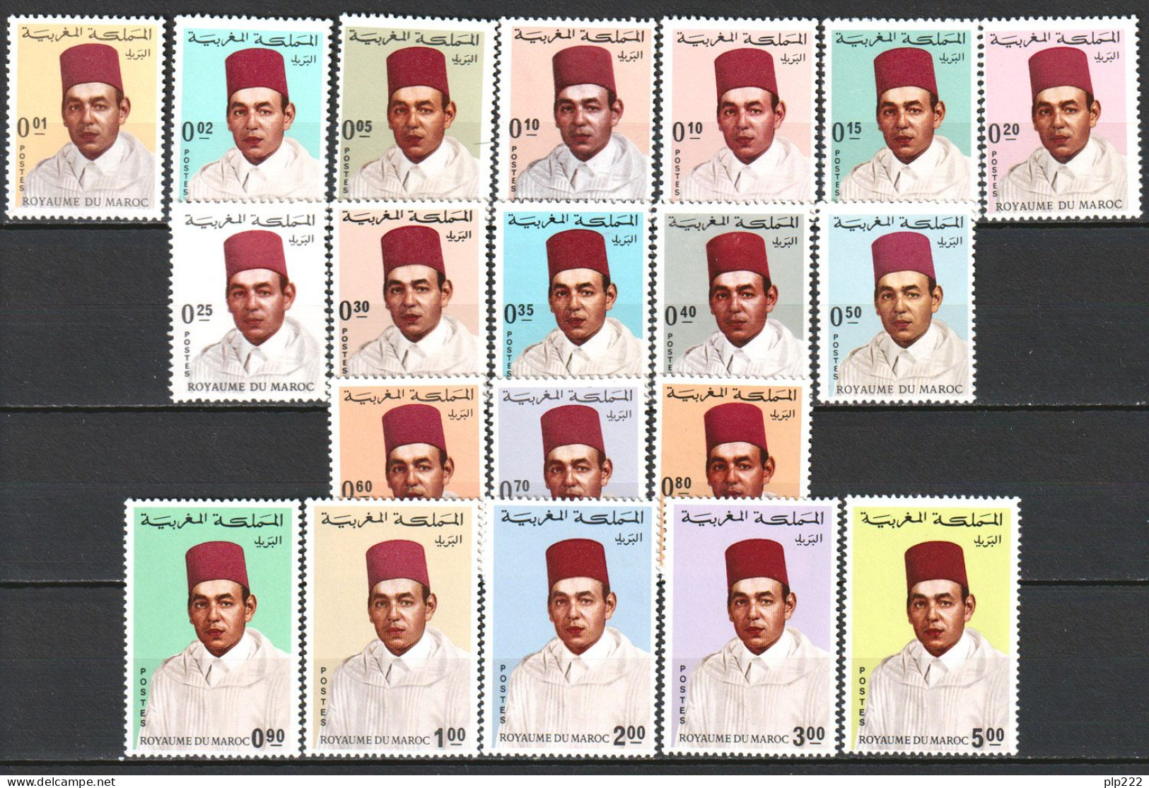 Marocco 1968 Y.T. 534/52 **/MNH VF - Marruecos (1956-...)