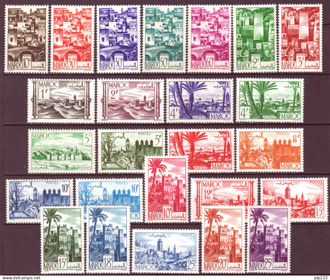 Marocco 1947 Y.T. 246/65A **/MNH VF/F - Unused Stamps