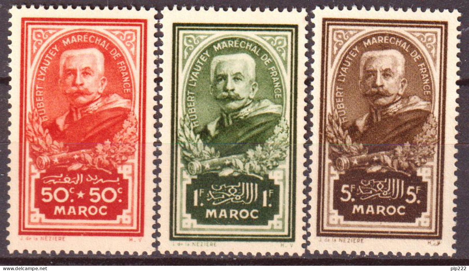 Marocco 1935 Y.T.150/52 */MH VF/F - Nuovi