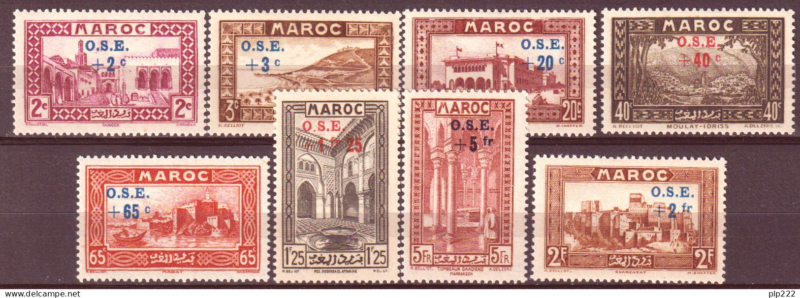 Marocco 1938 Y.T.153/60 */MH VF/F - Unused Stamps