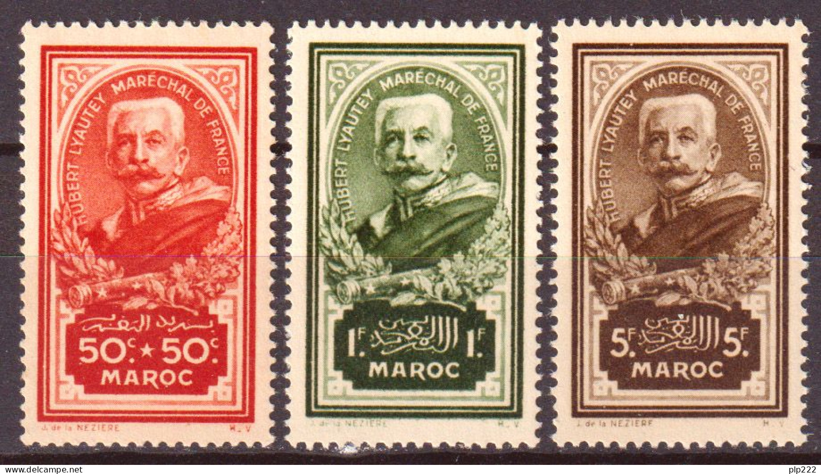 Marocco 1935 Y.T.150/52 */MH VF/F - Ongebruikt