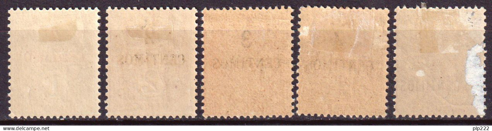 Marocco 1907 Y.T.20/24 */MH VF/F - Unused Stamps