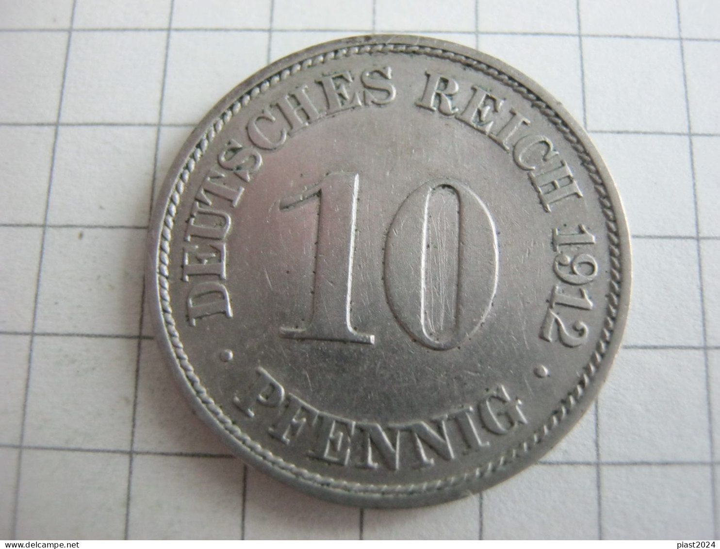 Germany 10 Pfennig 1912 J - 10 Pfennig