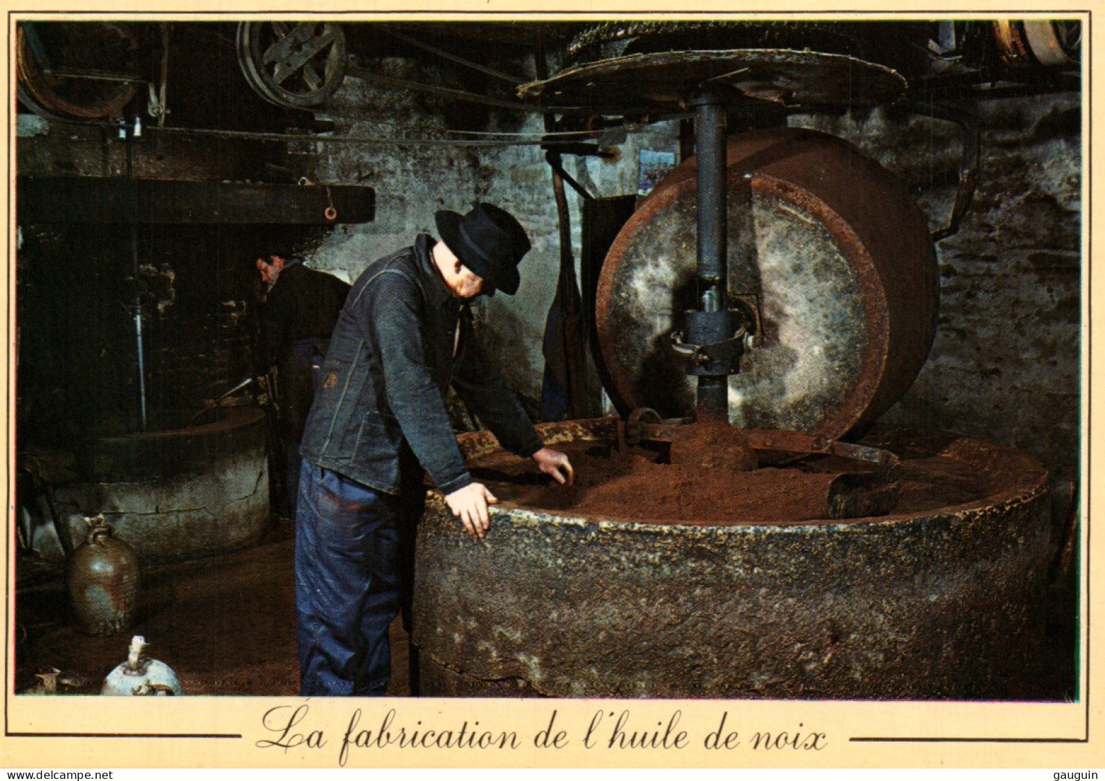 CPM - Métiers D'Antan - La Fabrication De L'huile De Noix - Editions Nivernaises - Cultures