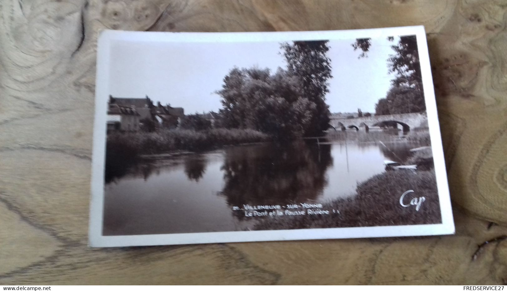 238/ VILLENEUVE SUR YONNE LE PONT ET LA FAUSSE RIVIERE - Villeneuve-sur-Yonne