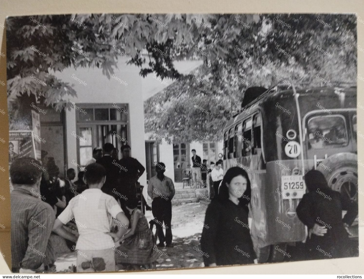 Greece Photo 1963. Bus Stop In The Village Between IGOUMENITSA And PREVEZA - Europa