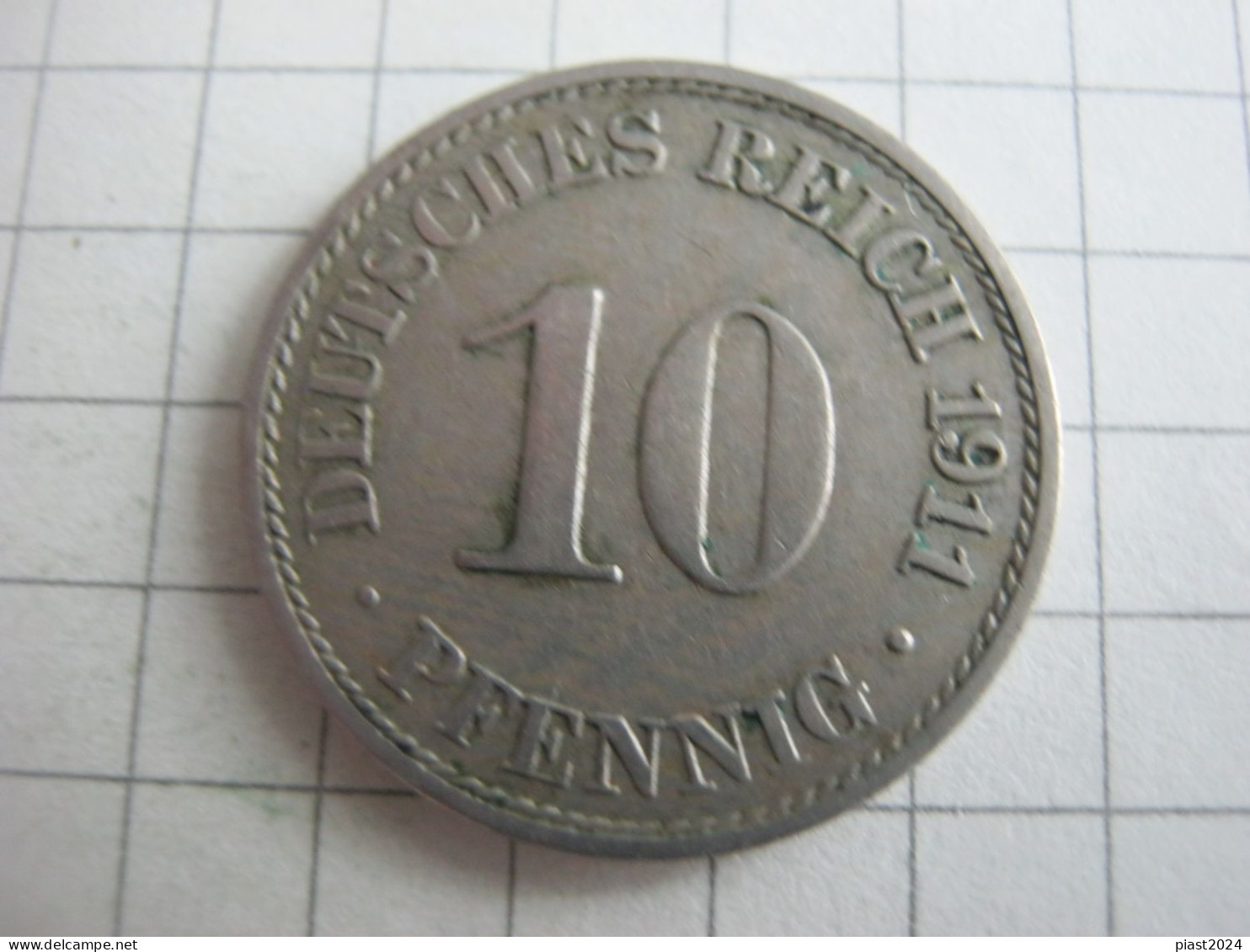 Germany 10 Pfennig 1911 A - 10 Pfennig