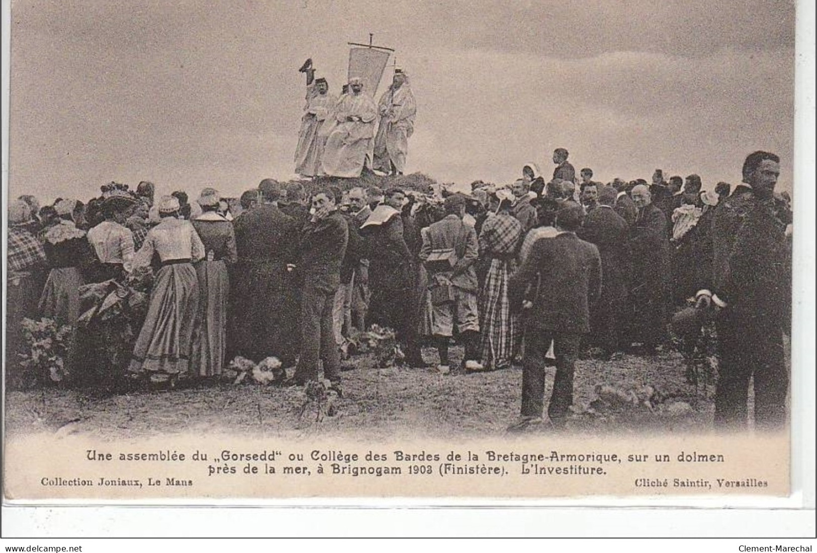 BRIGNOGAM : Une Assemblée Du """"Gorsedd"""" Ou Collège  Des Bardes De La Bretagne Armorique - Très Bon  état - Brignogan-Plage