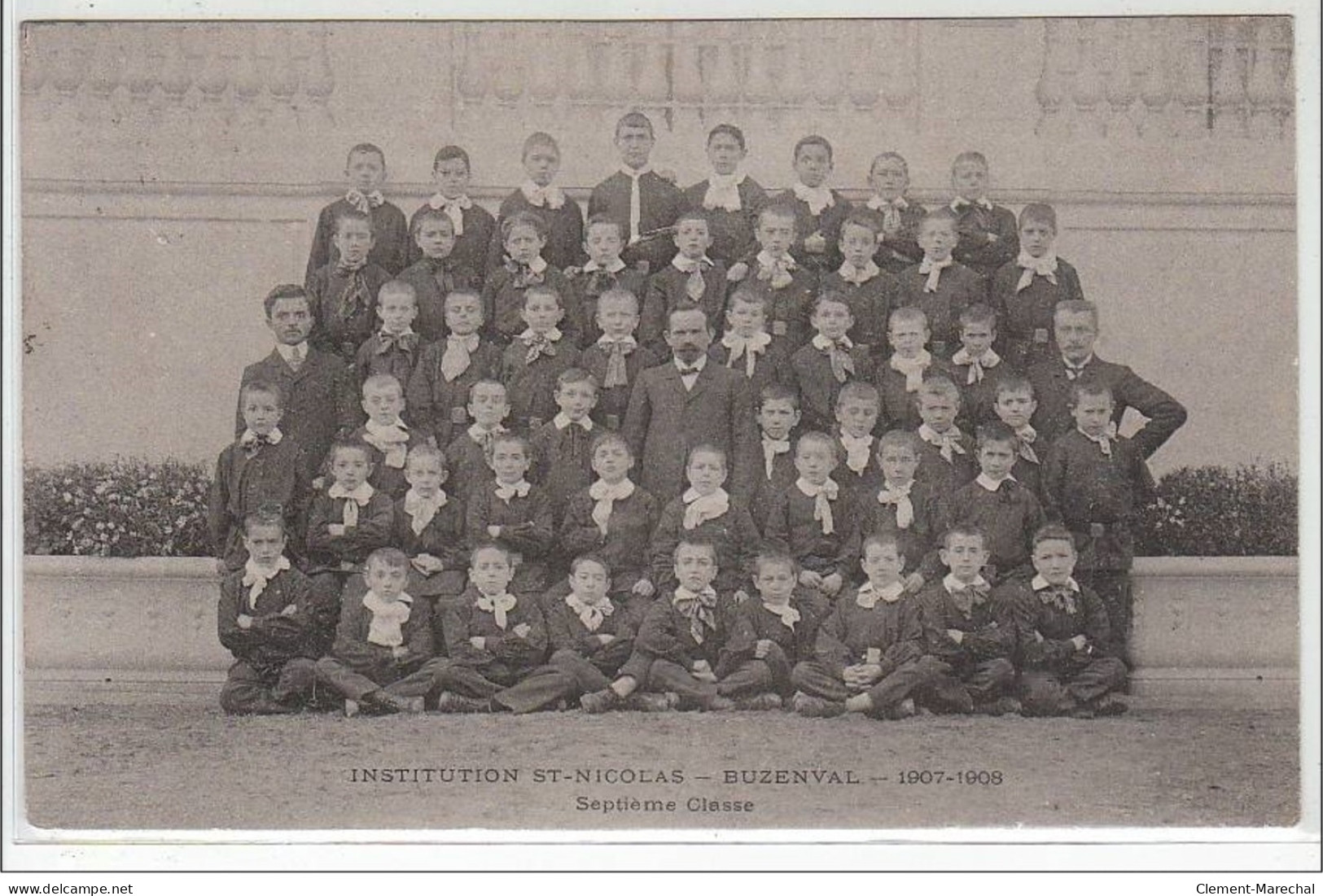 BUZENVAL : Institution St Nicolas - 1907-1908 - Septième Classe - Très Bon état - Other & Unclassified