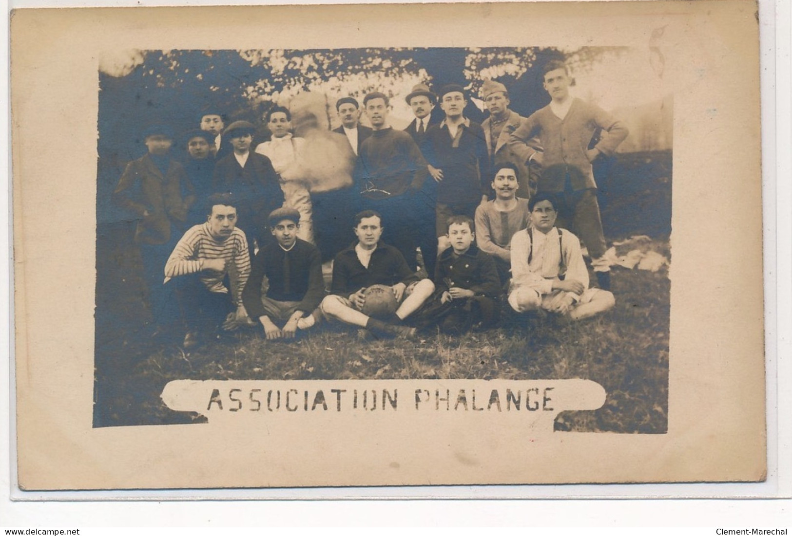 CARTE PHOTO A LOCALISER : Association Phalange - Tres Bon Etat - Photos