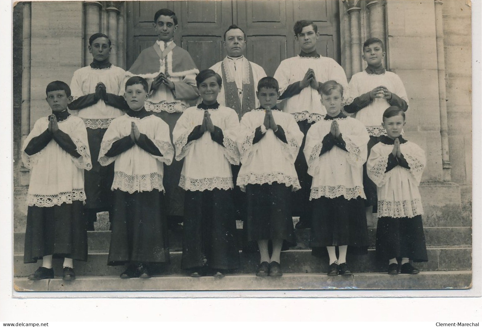 CARTE PHOTO A LOCALISER : Enfants De Coeur, Religion - Tres Bon Etat - Photos