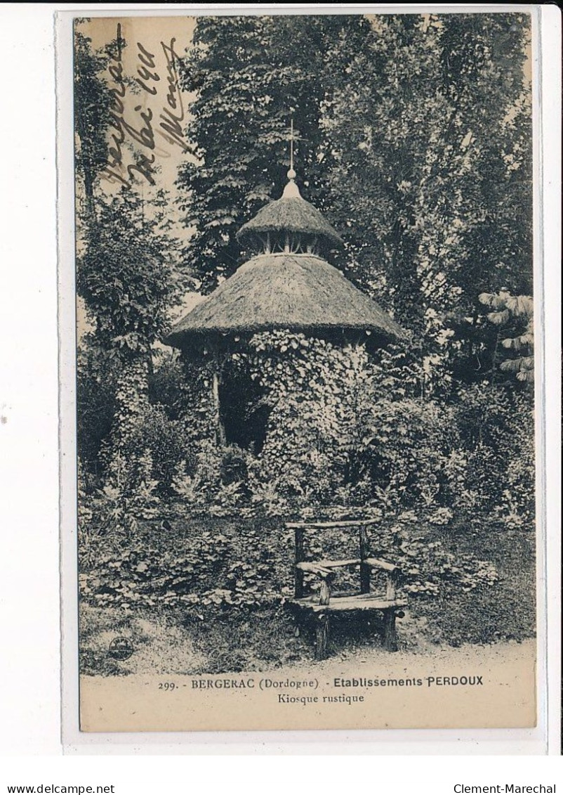 BERGERAC : Etablissement Perdoux, Kiosque Rustique - Très Bon état - Bergerac