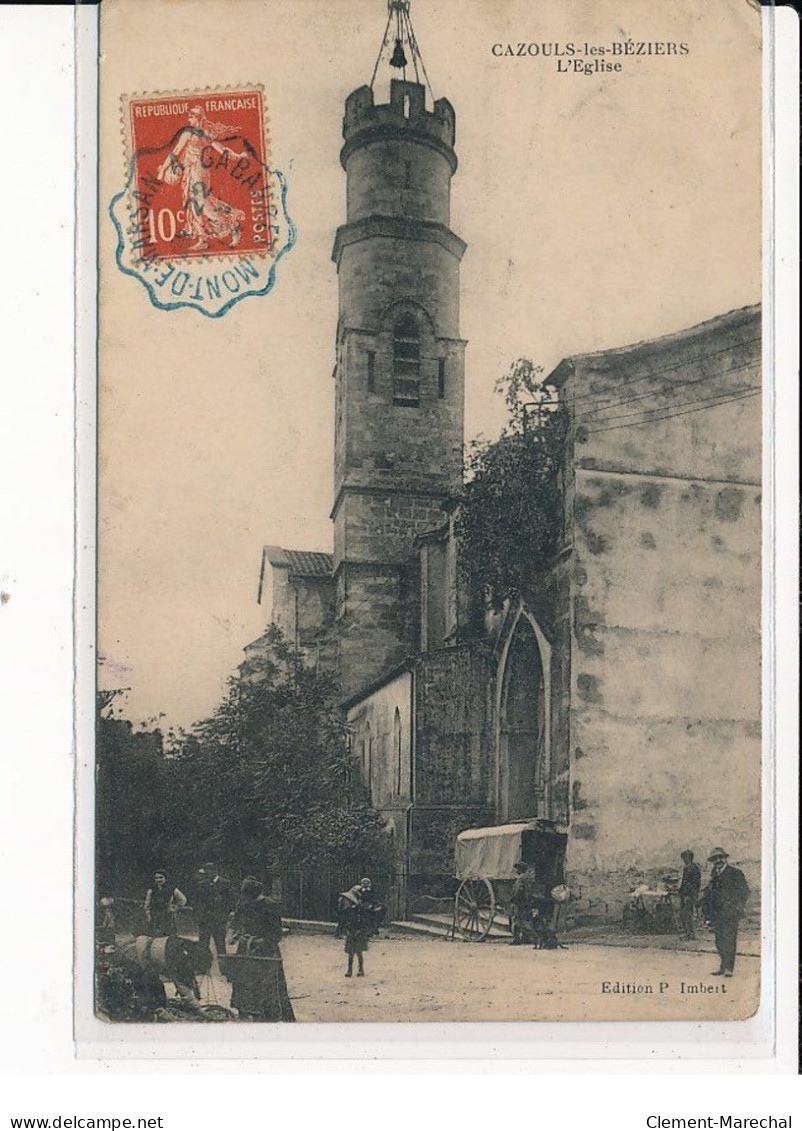 CAZOULS-les-BEZIERS : L'Eglise - Très Bon état - Otros & Sin Clasificación