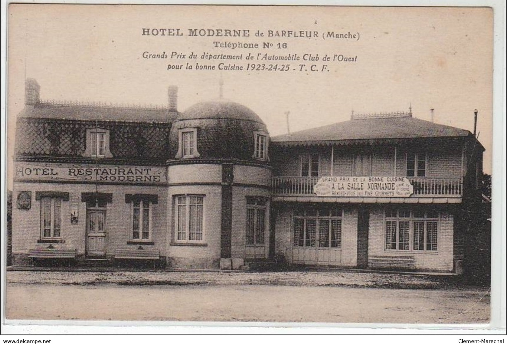 BARFLEUR : Hôtel Moderne - Très Bon état - Barfleur