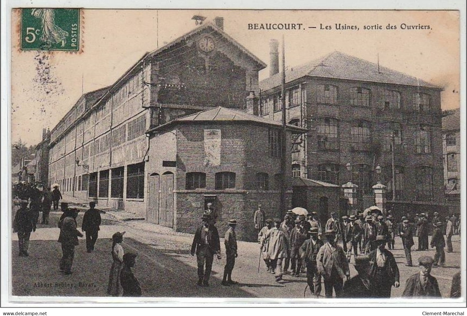 BEAUCOURT : Les Usines, Sortie Des Ouvriers - Très Bon état - Beaucourt