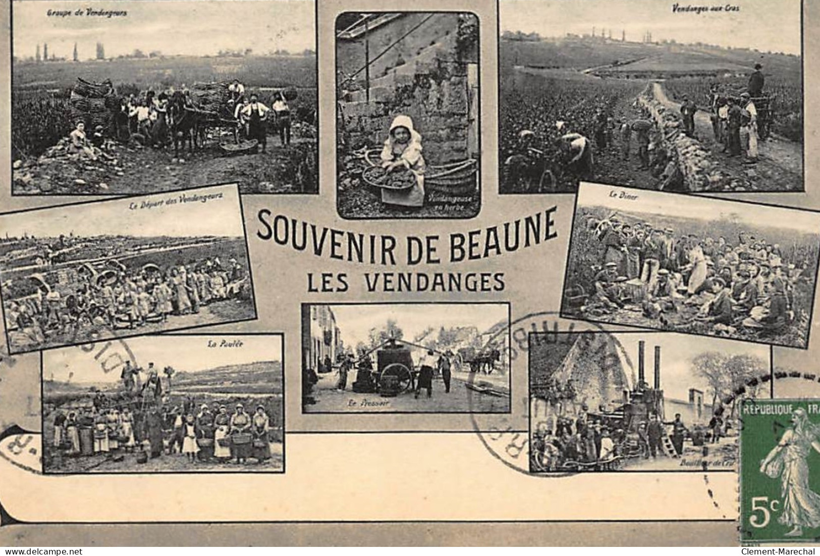 BEAUNE : Souvenir De Beaune Les Vendanges - Tres Bon Etat - Beaune