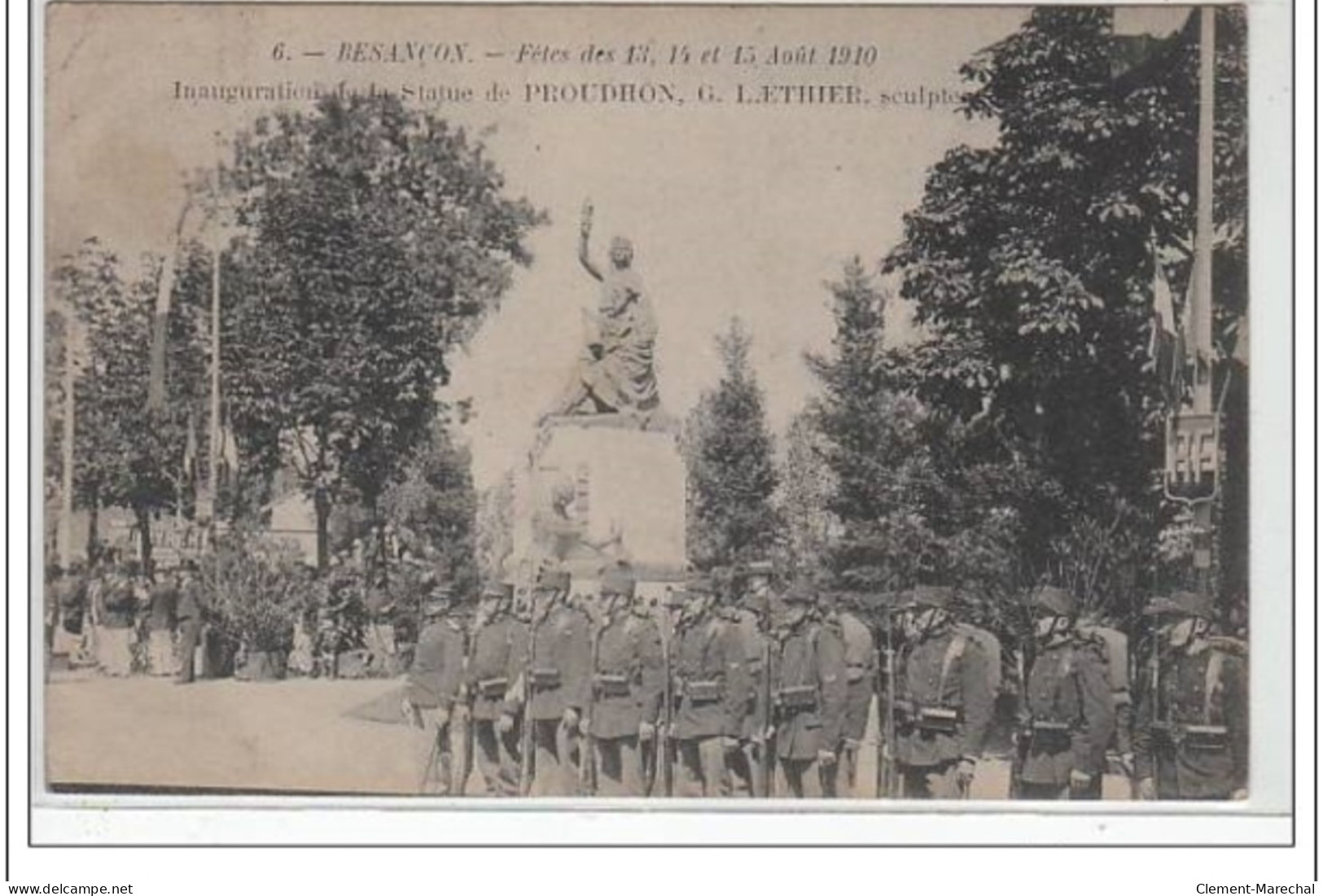 BESANCON : Les Fêtes De 1910 - Bon état (un Petit Pli D'angle) - Besancon