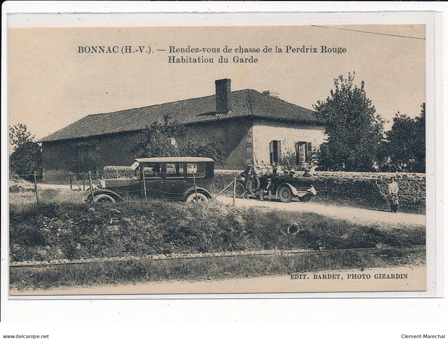 BONNAC : Rendez-vous De Chasse De La Perdrix Rouge, Habitation Du Garde - Très Bon état - Other & Unclassified