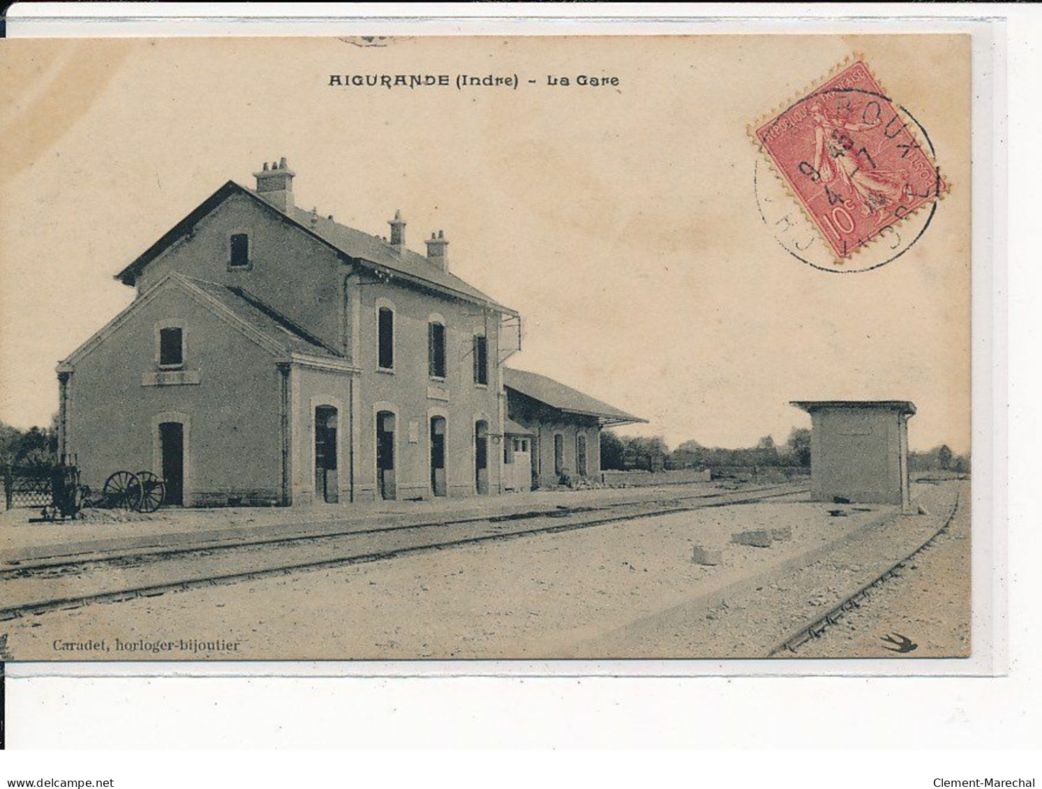 AIGURANDE : La Gare - Très Bon état - Other & Unclassified