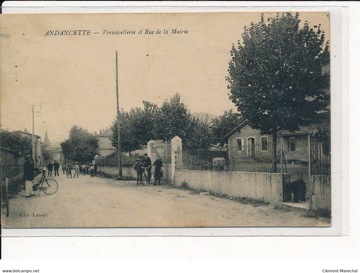 ANDANCETTE : Vermicellerie Et Rue De La Mairie - Très Bon état - Otros & Sin Clasificación