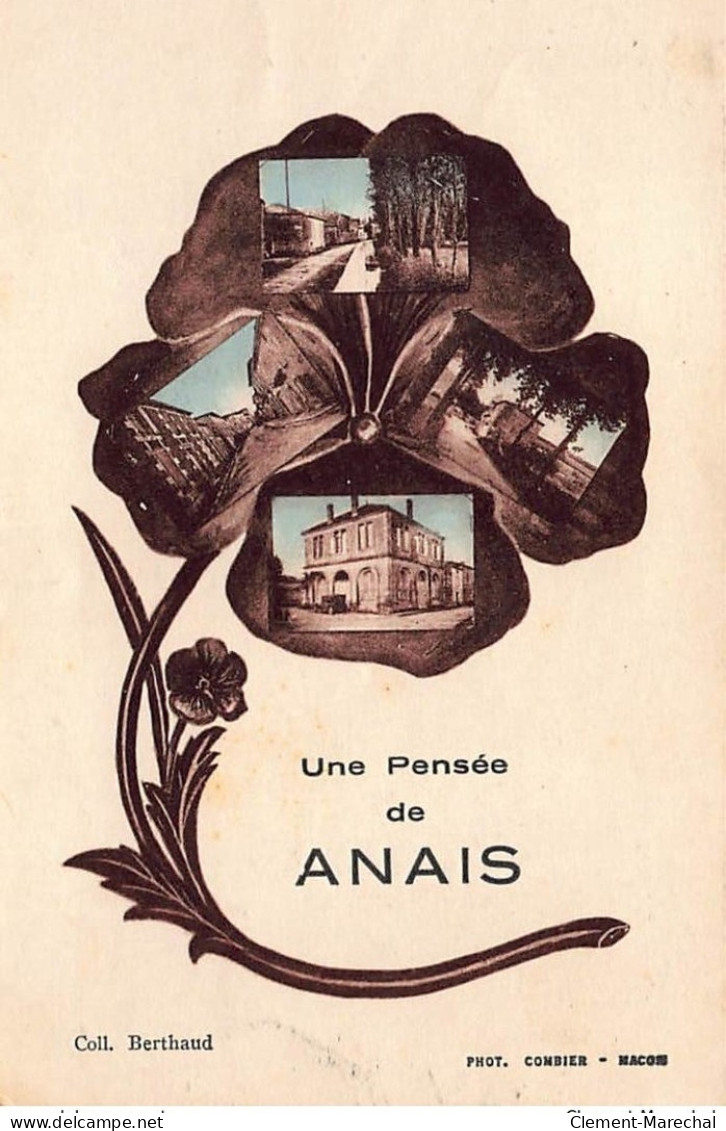 ANAIS : Une Pensée De Anais - Tres Bon Etat - Other & Unclassified