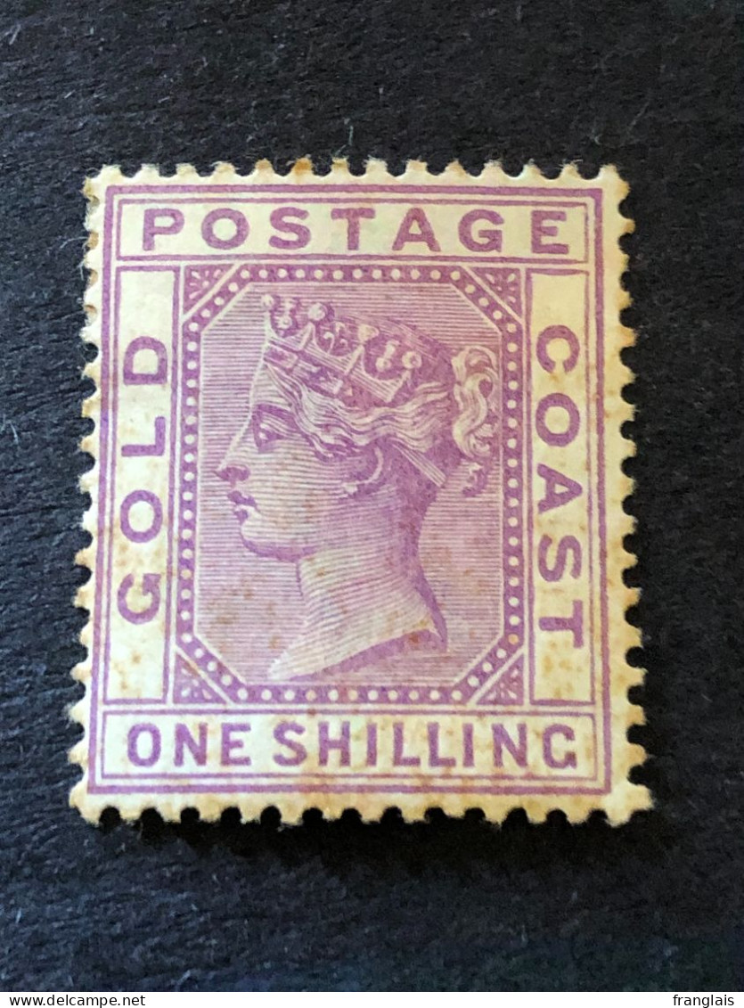 GOLD COAST SG 18    1s Violet  MH* - Goldküste (...-1957)