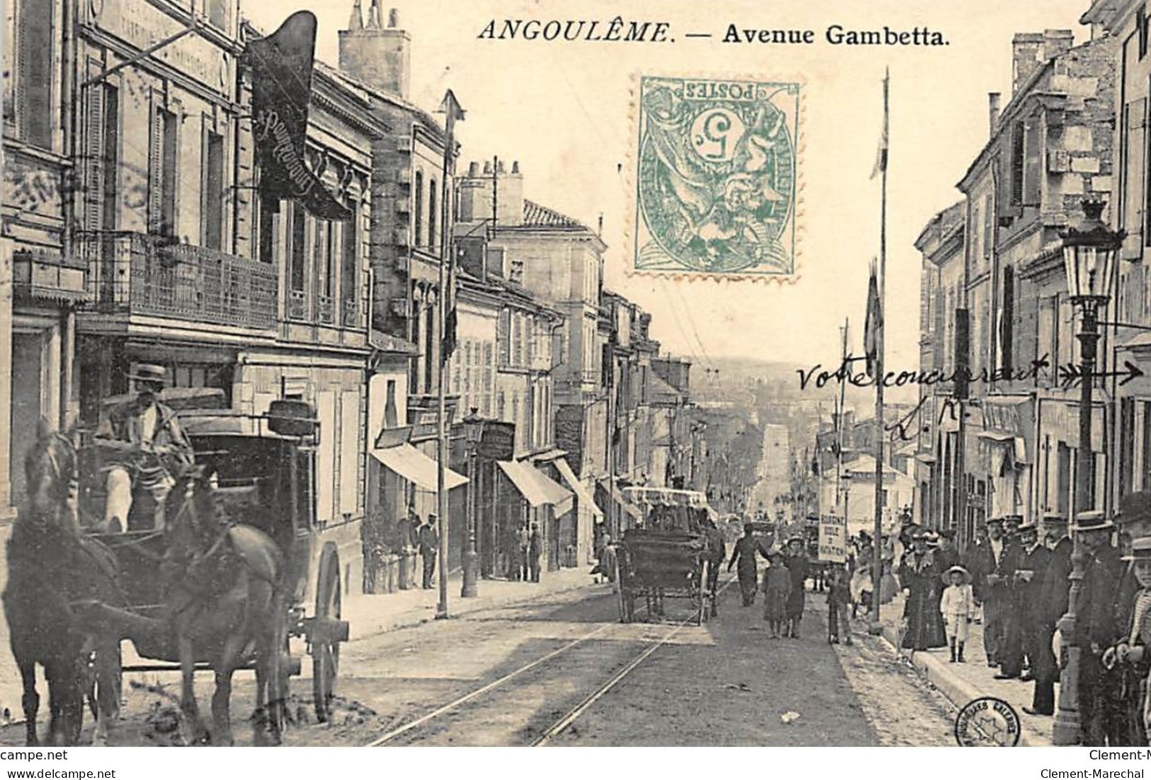ANGOULEME : Avenue Gambetta - Tres Bon Etat - Angouleme